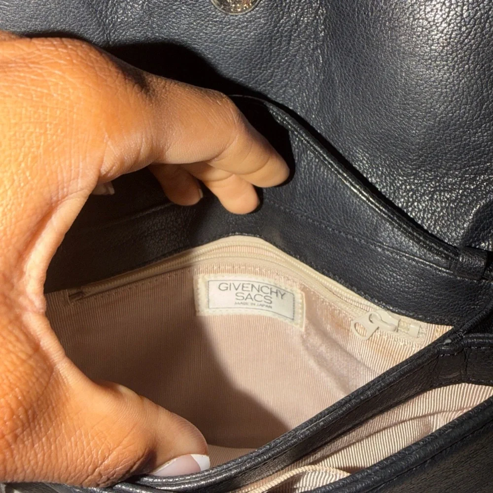 Givenchy Black Leather Crossbody Bag